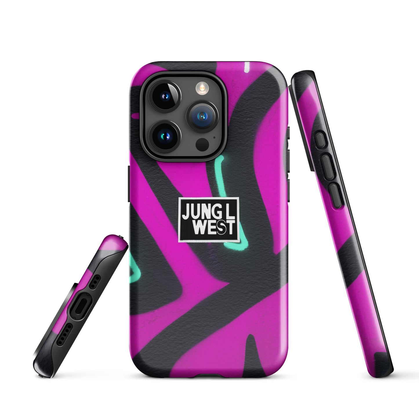 Case for iPhone® Graffiti | Purple'n'Black