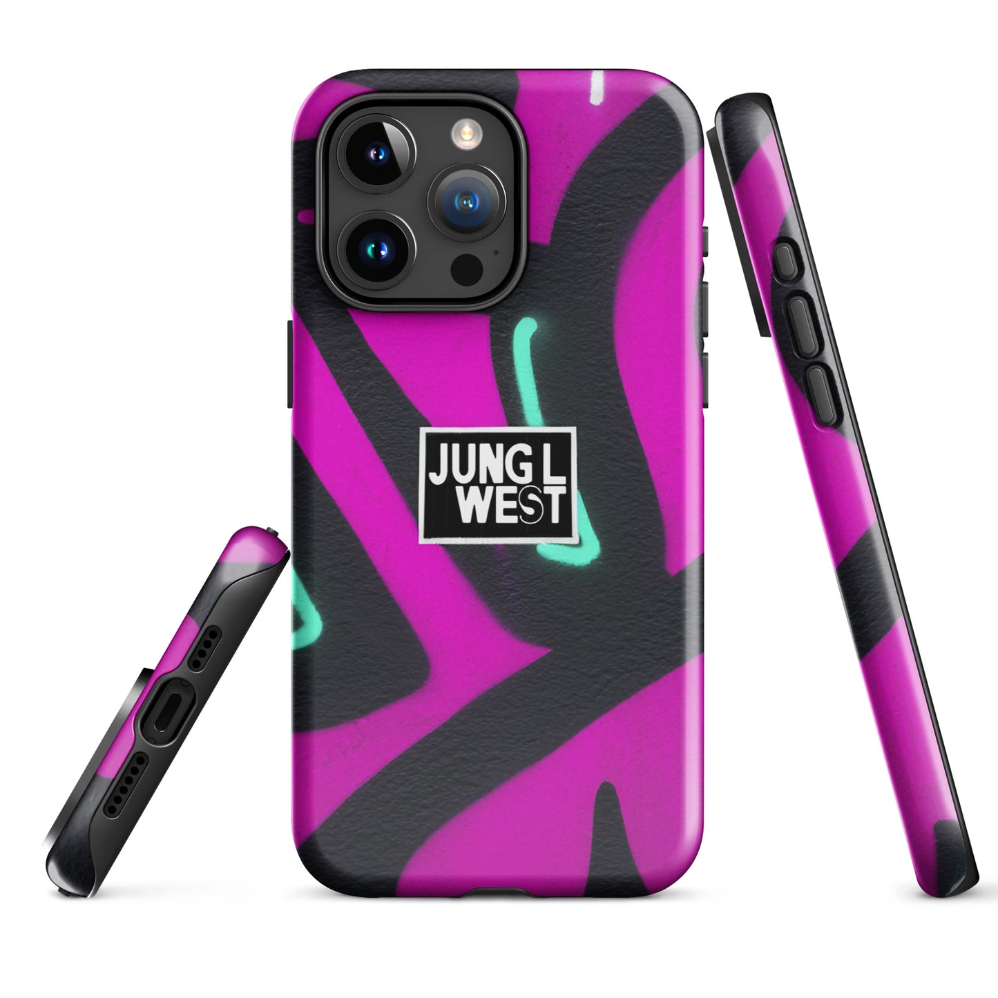 Case for iPhone® Graffiti | Purple'n'Black