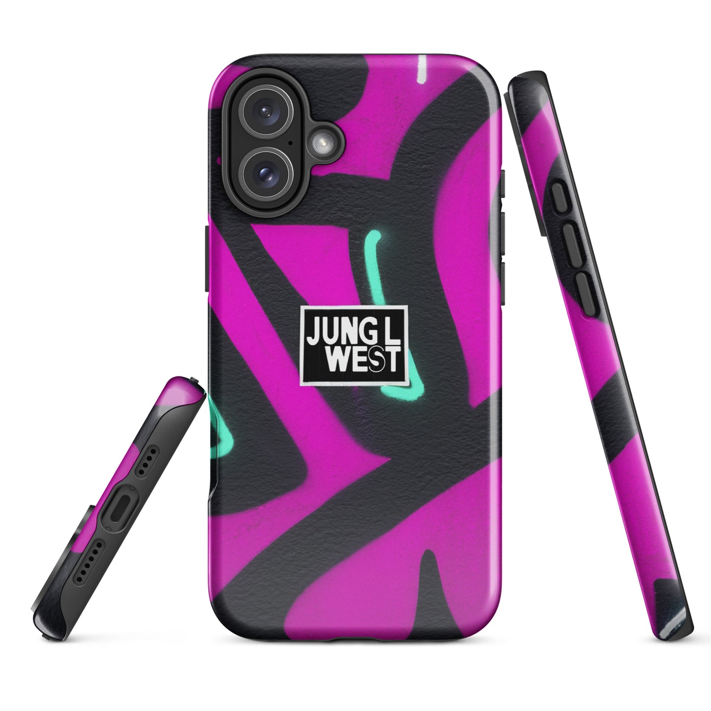 Case for iPhone® Graffiti | Purple'n'Black