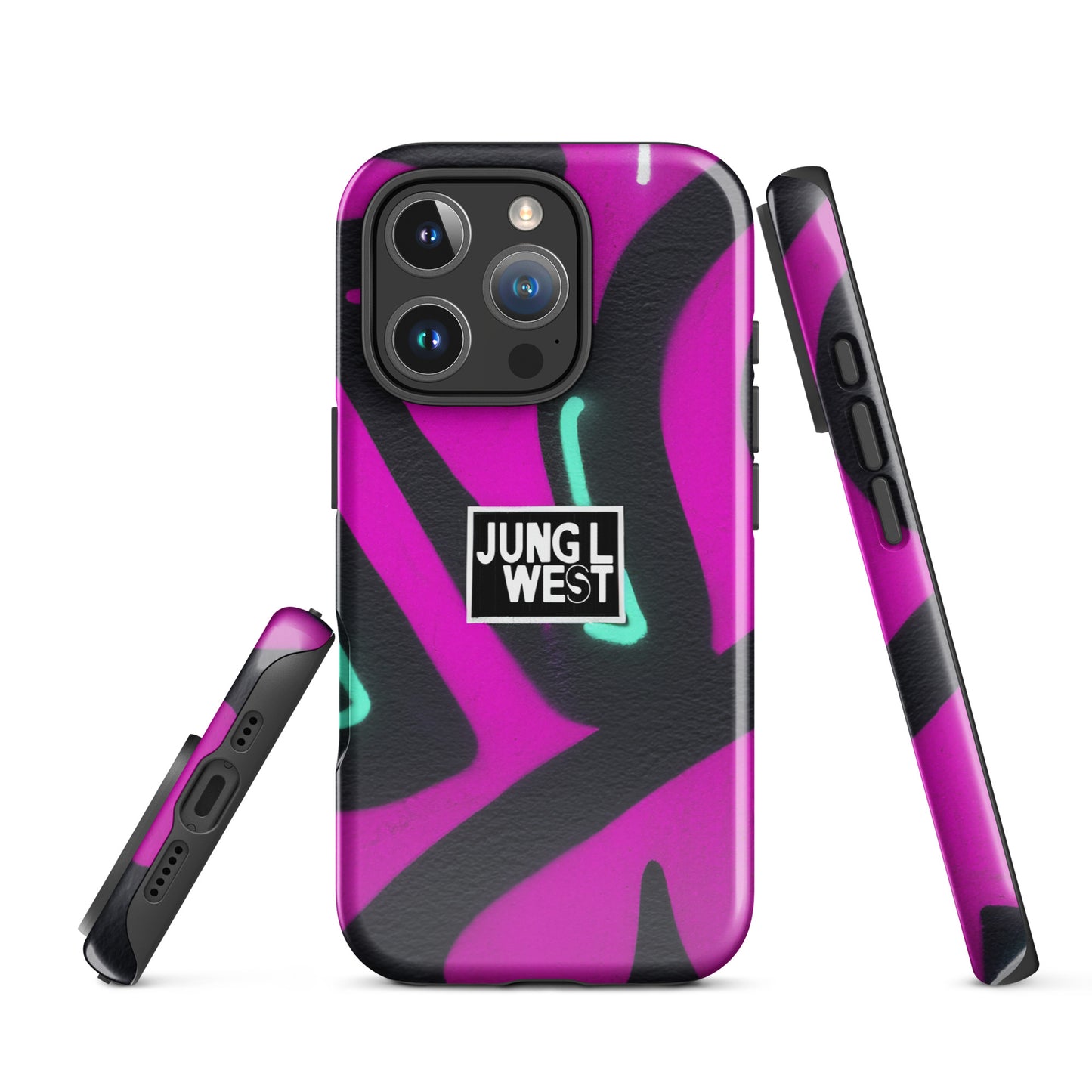 Case for iPhone® Graffiti | Purple'n'Black