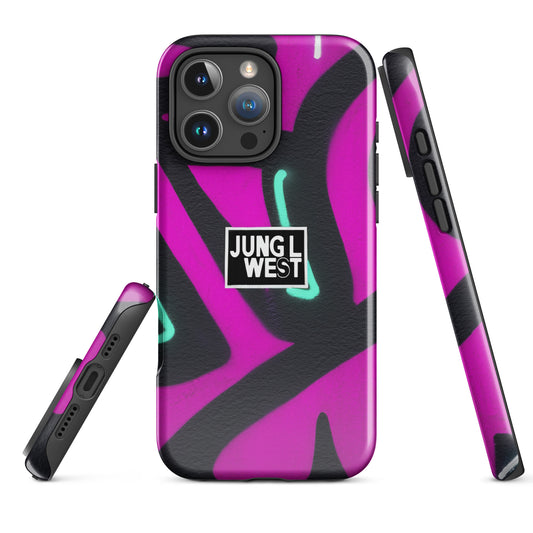 Case for iPhone® Graffiti | Purple'n'Black