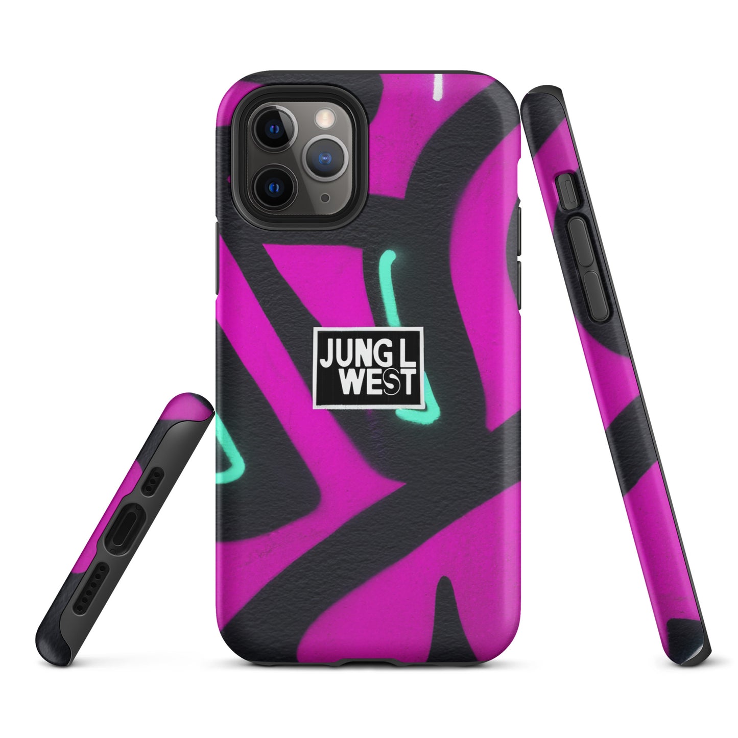 Case for iPhone® Graffiti | Purple'n'Black