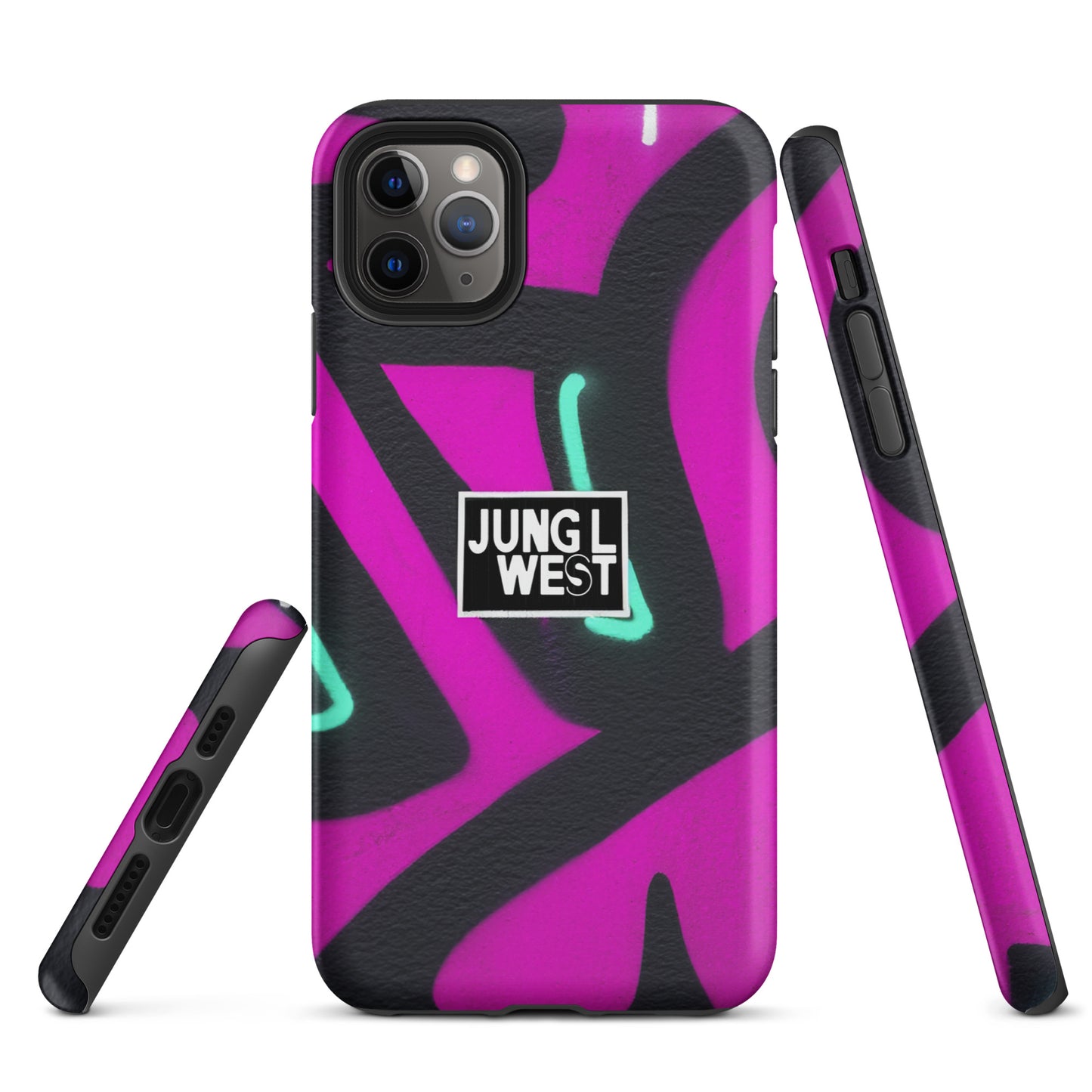 Case for iPhone® Graffiti | Purple'n'Black