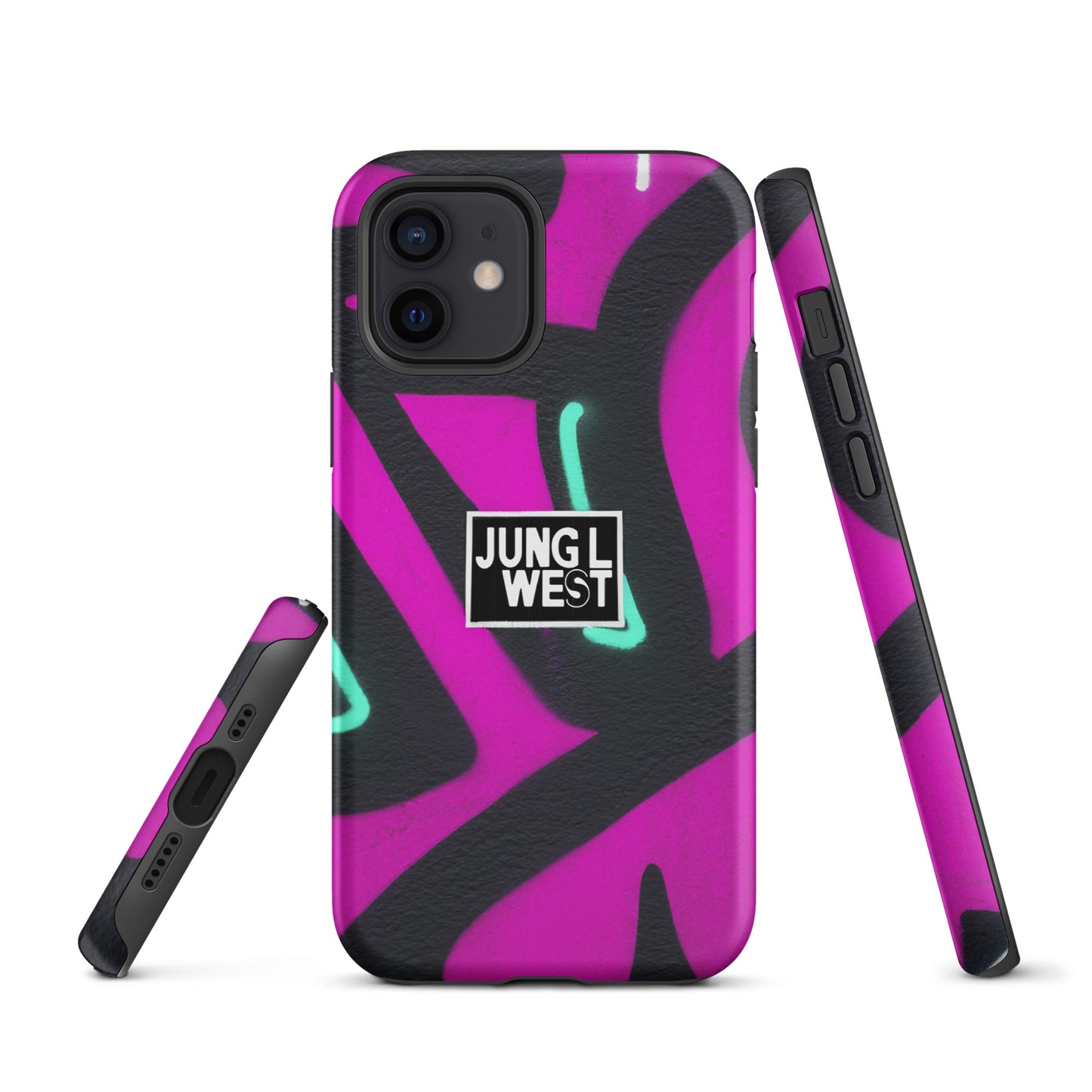 Case for iPhone® Graffiti | Purple'n'Black