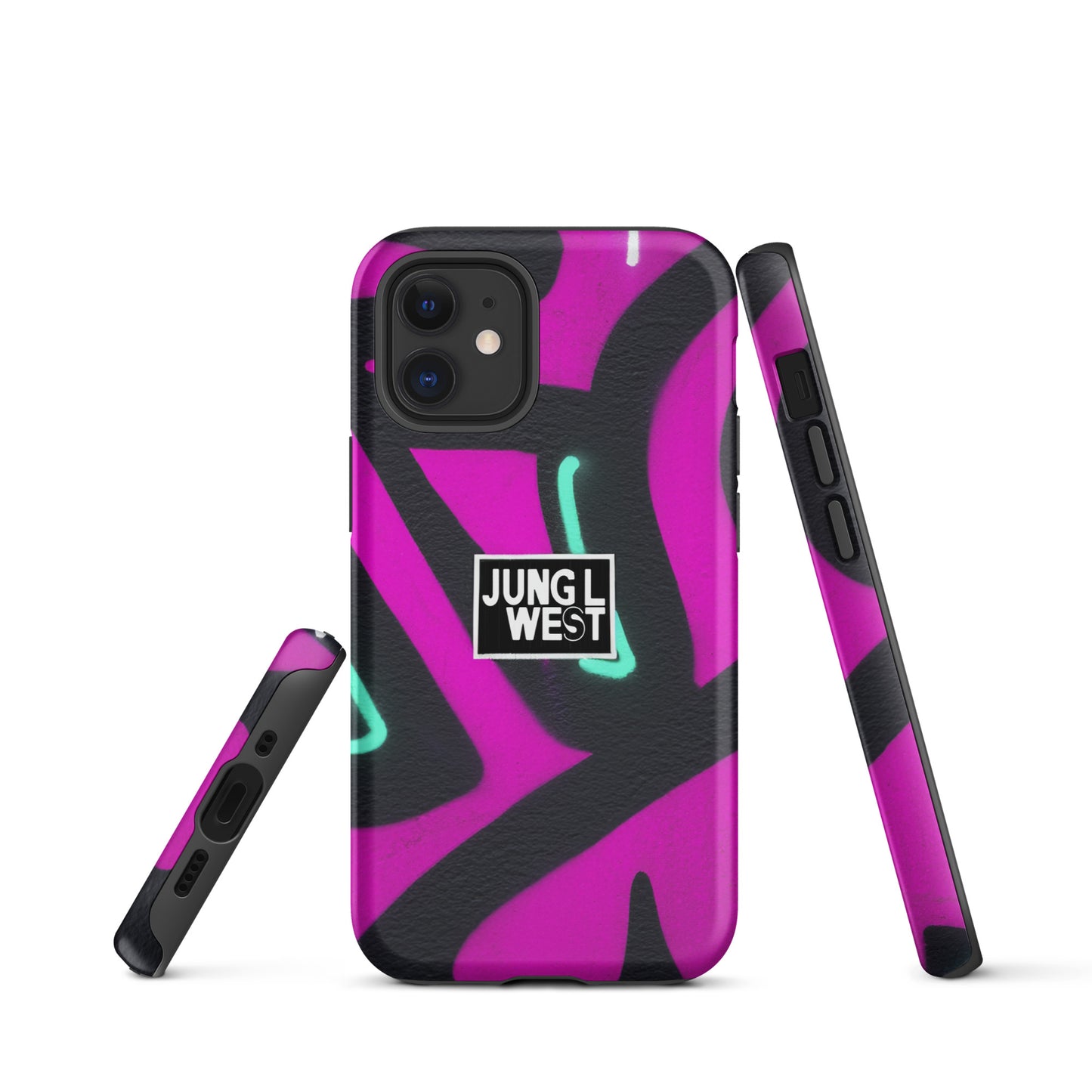 Case for iPhone® Graffiti | Purple'n'Black