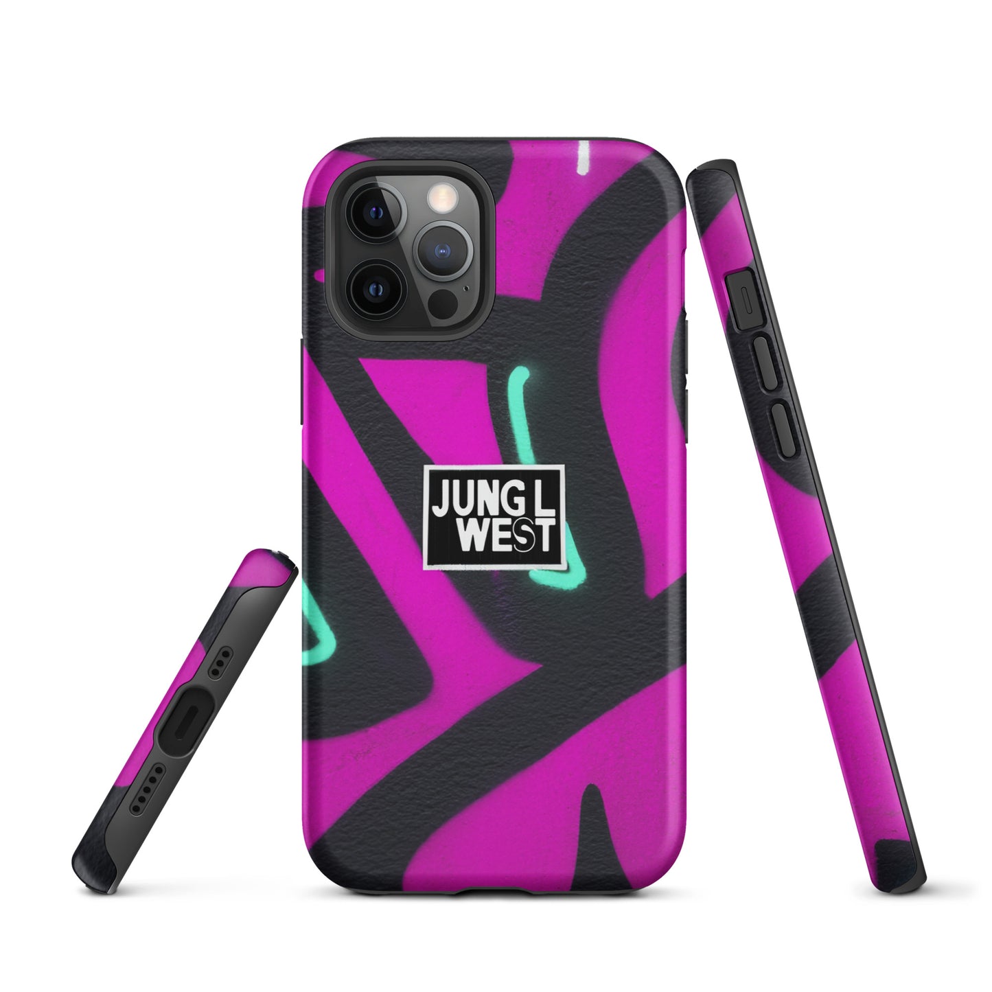 Case for iPhone® Graffiti | Purple'n'Black