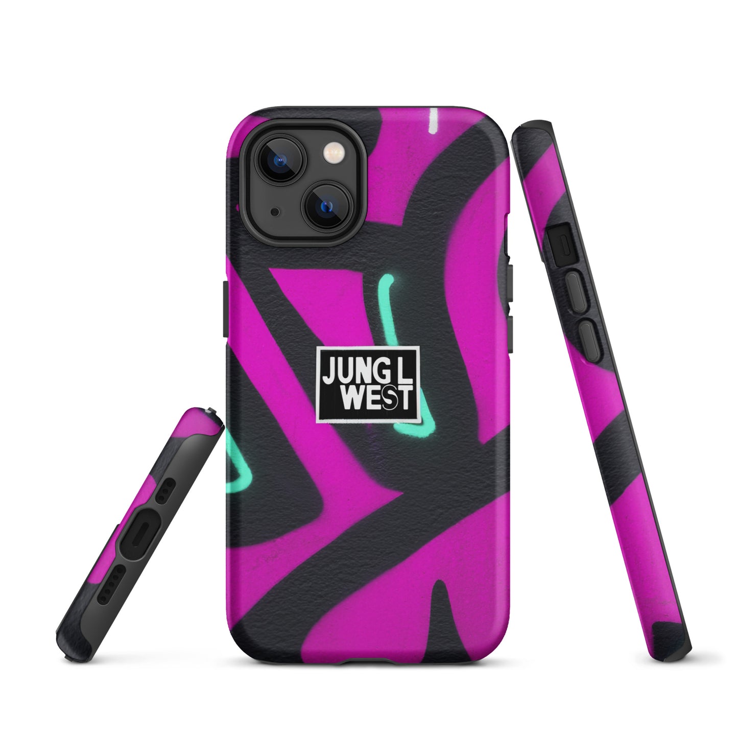 Case for iPhone® Graffiti | Purple'n'Black