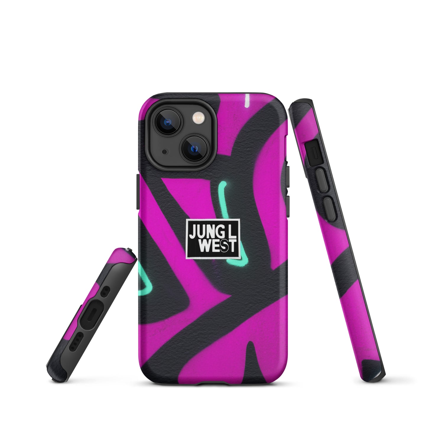 Case for iPhone® Graffiti | Purple'n'Black