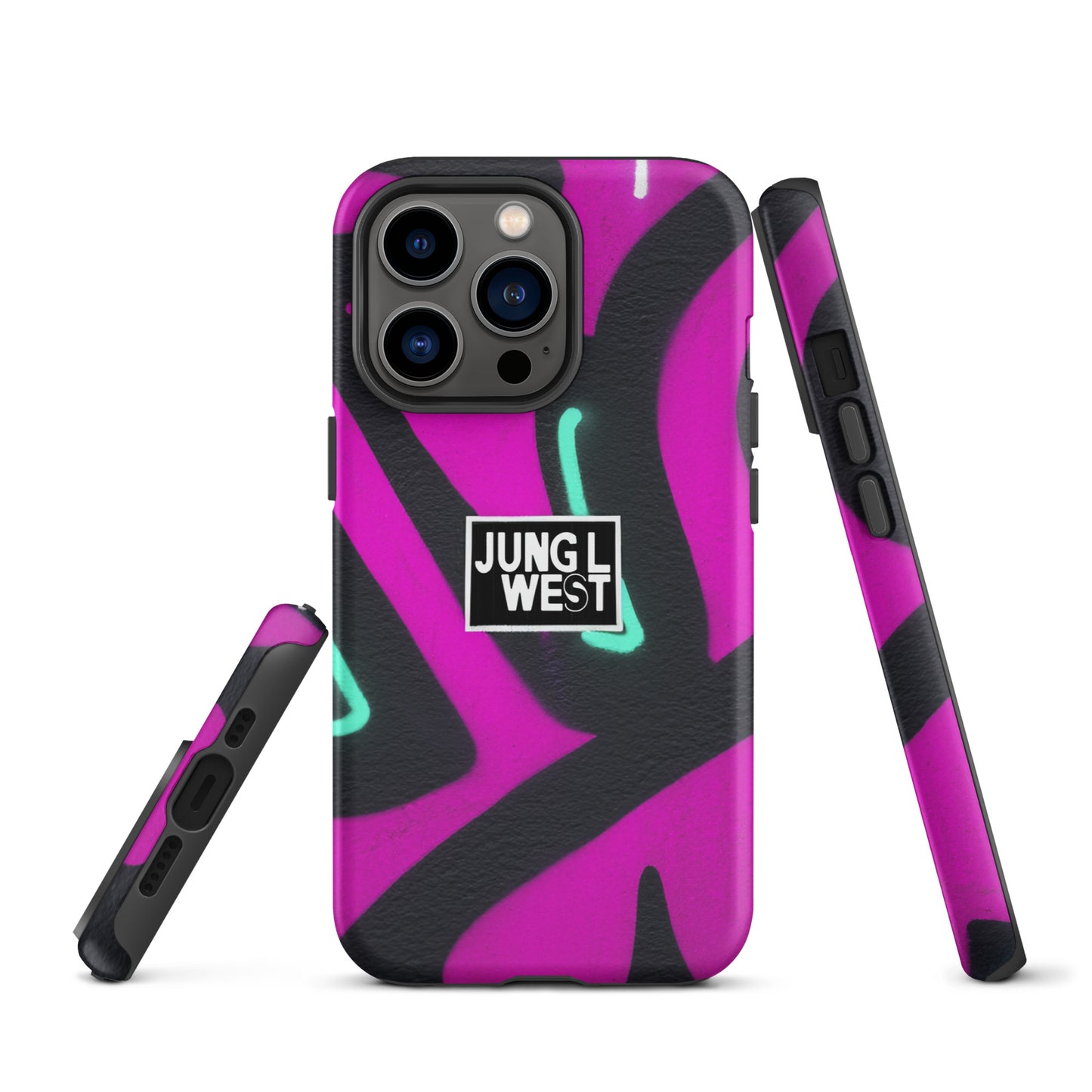 Case for iPhone® Graffiti | Purple'n'Black