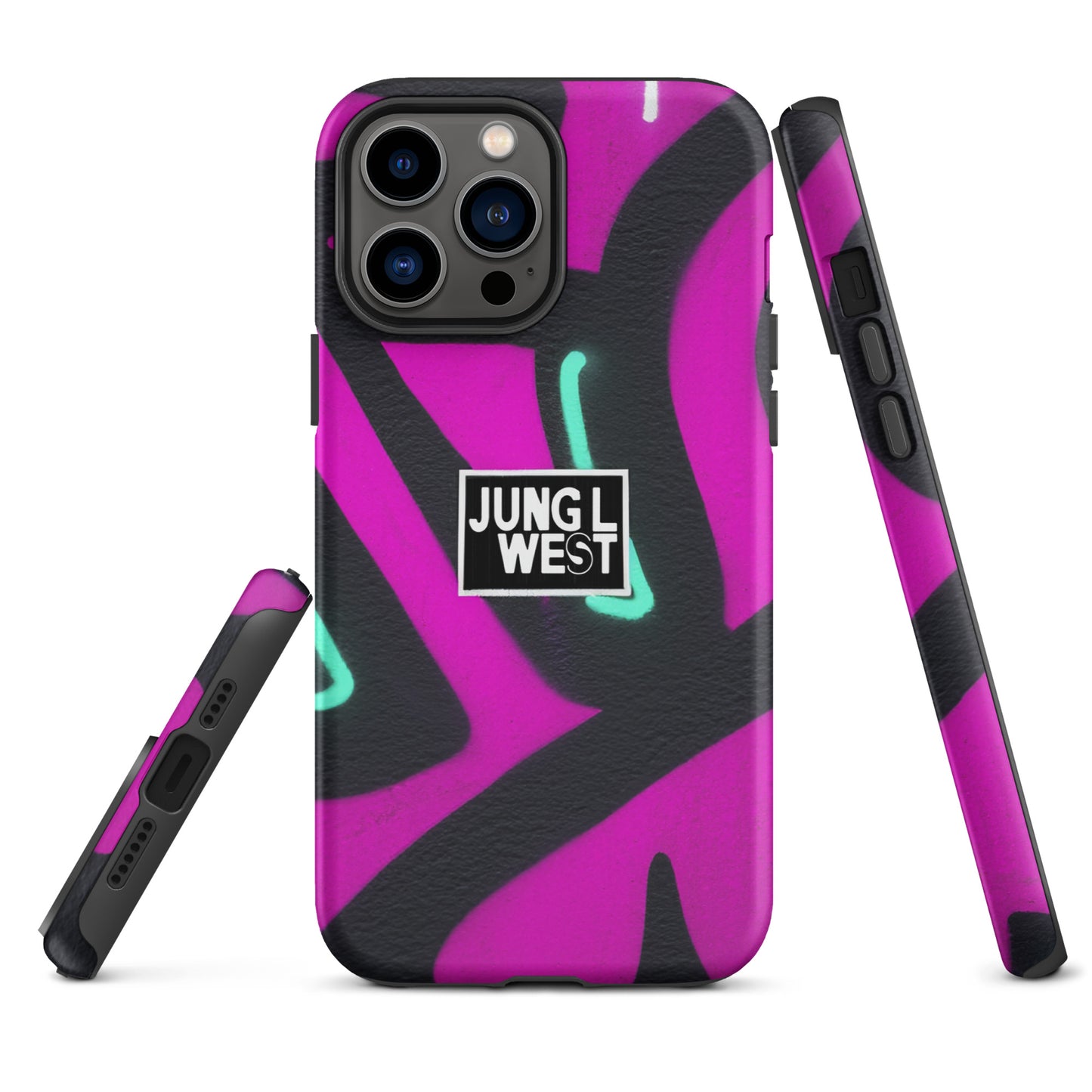 Case for iPhone® Graffiti | Purple'n'Black