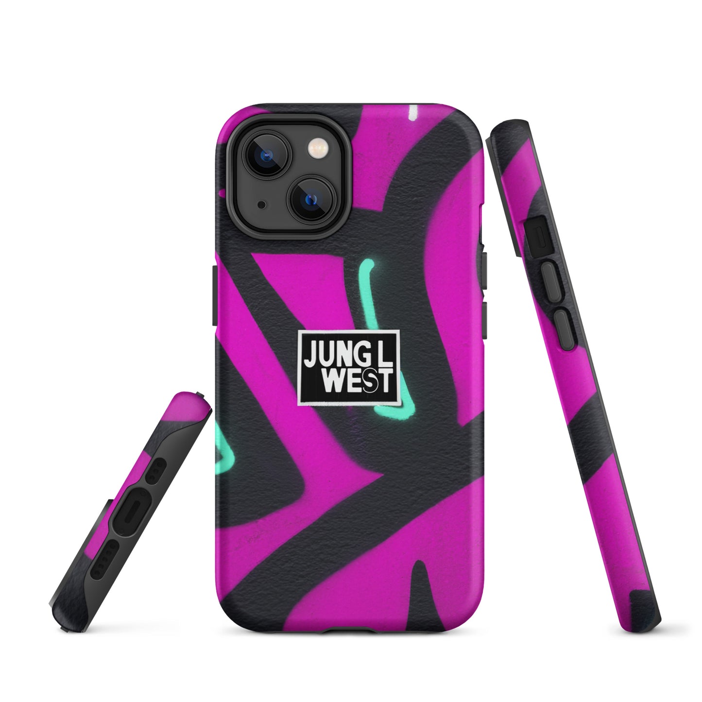 Case for iPhone® Graffiti | Purple'n'Black