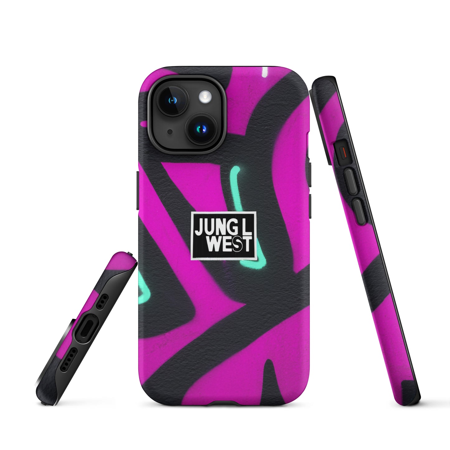 Case for iPhone® Graffiti | Purple'n'Black