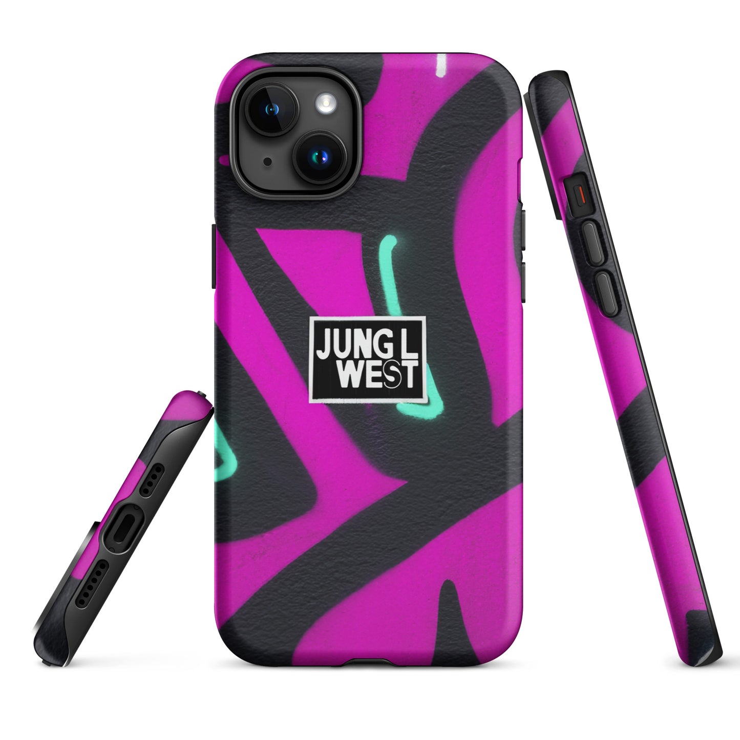 Case for iPhone® Graffiti | Purple'n'Black