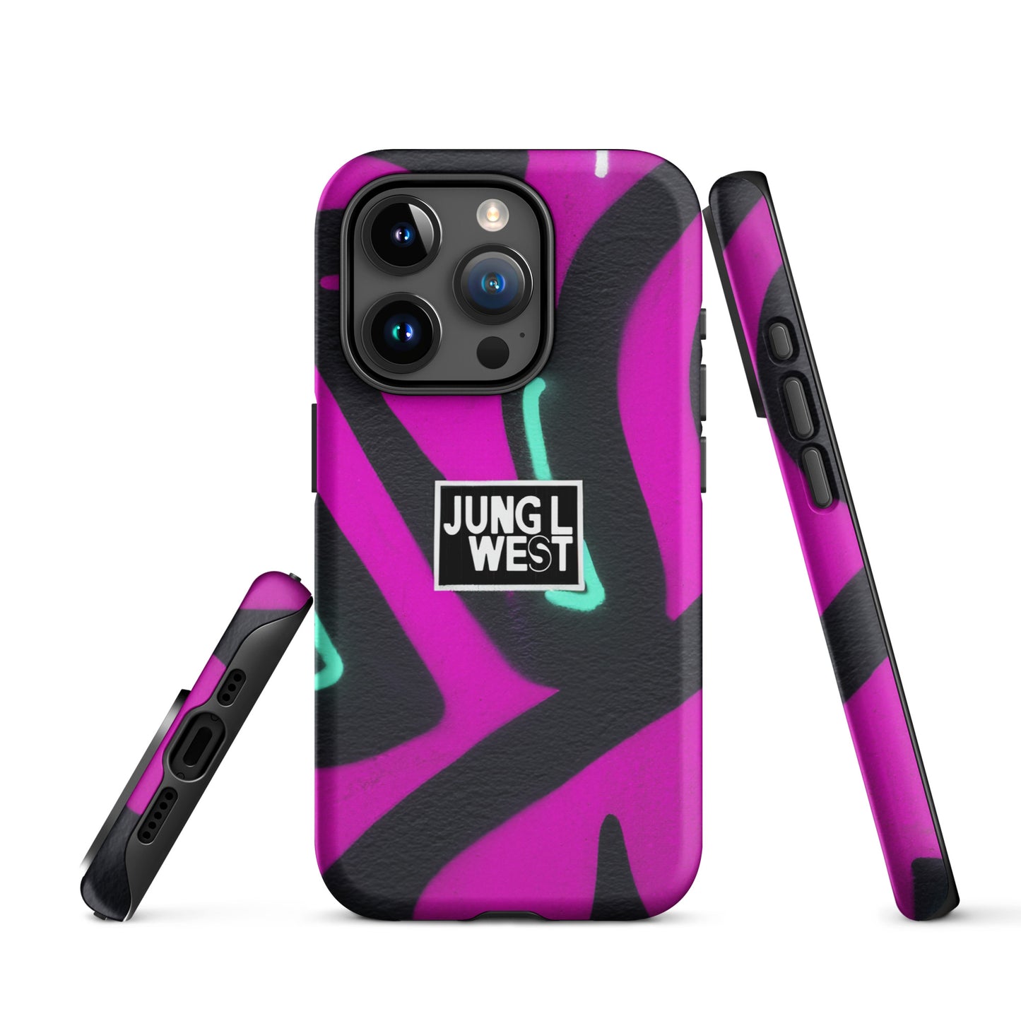 Case for iPhone® Graffiti | Purple'n'Black