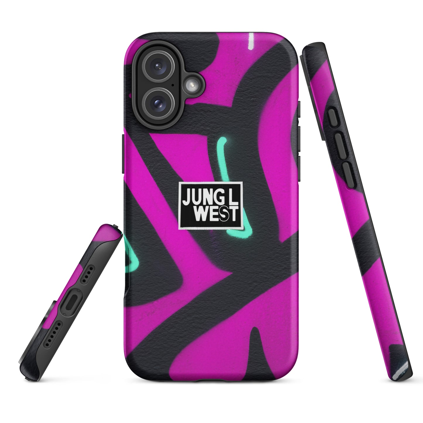 Case for iPhone® Graffiti | Purple'n'Black