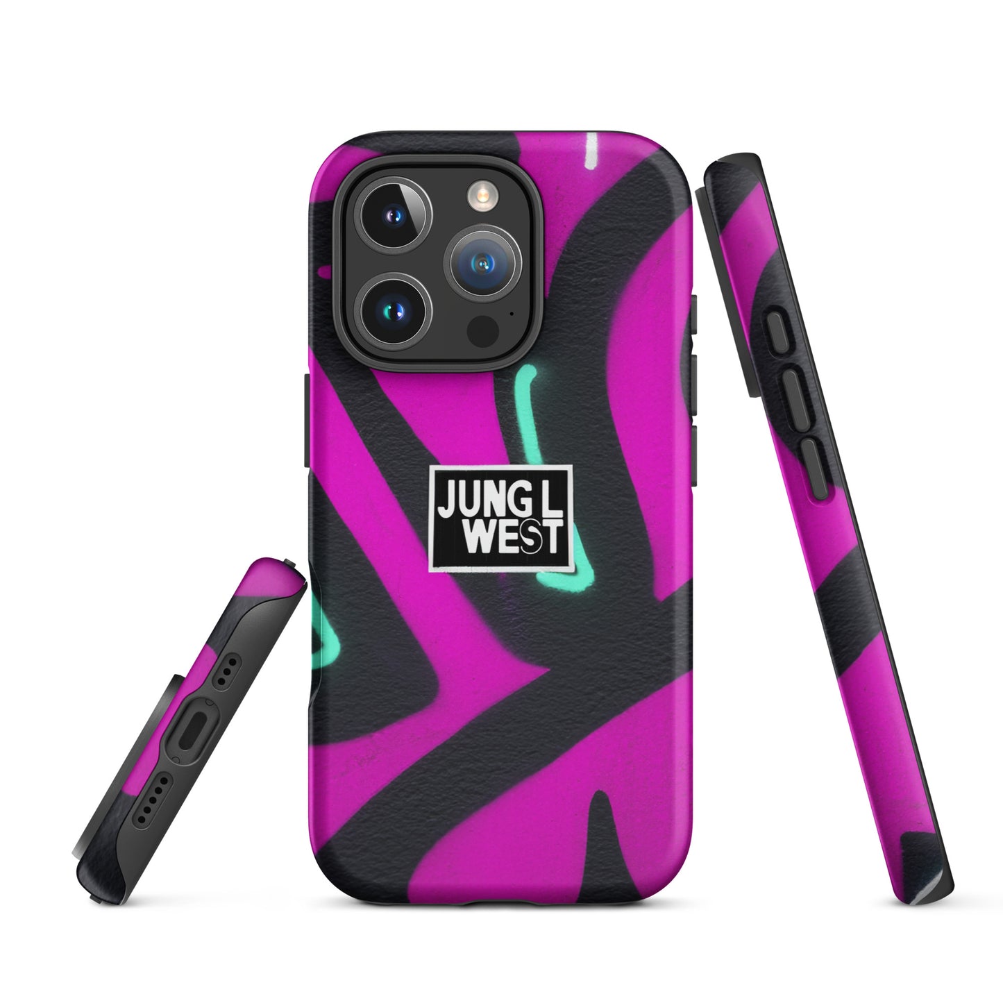 Case for iPhone® Graffiti | Purple'n'Black