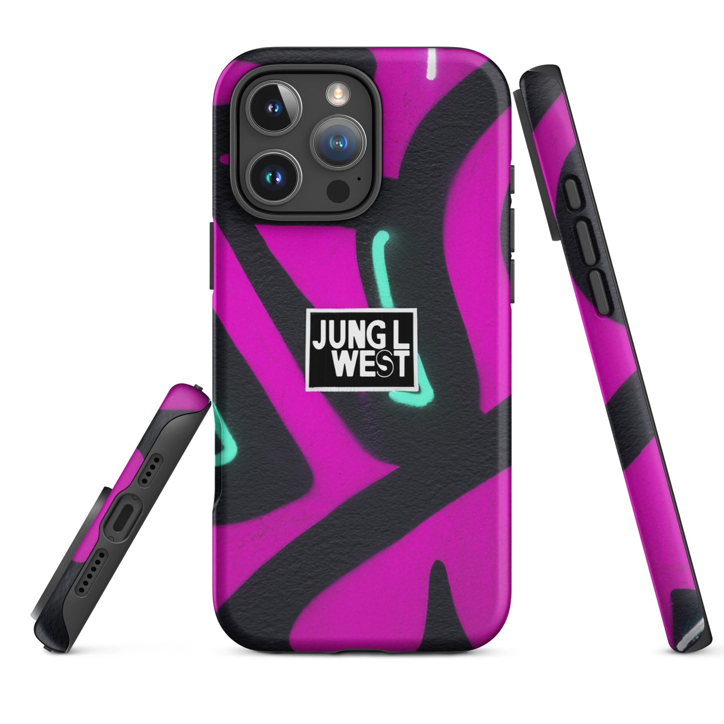 Case for iPhone® Graffiti | Purple'n'Black