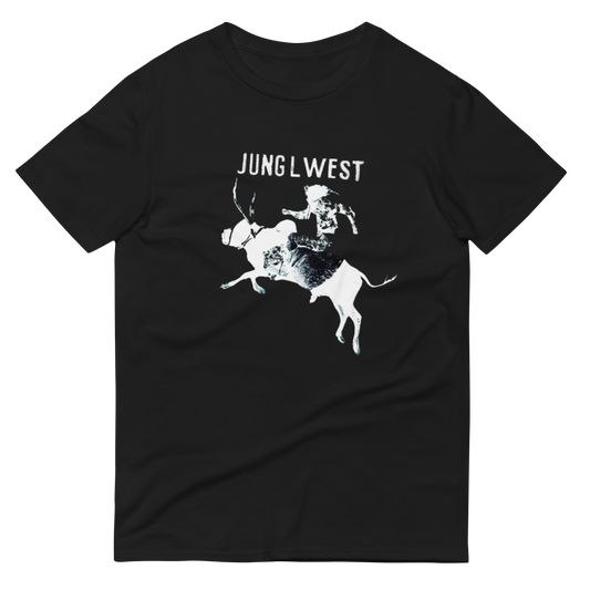 Jung L West Unisex Graphic Tee Bull Rider  Front